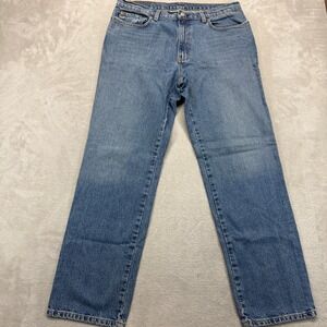 Polo Ralph Lauren Jeans Womens 14x32 Light Wash Blue Denim Saturday Straight Leg